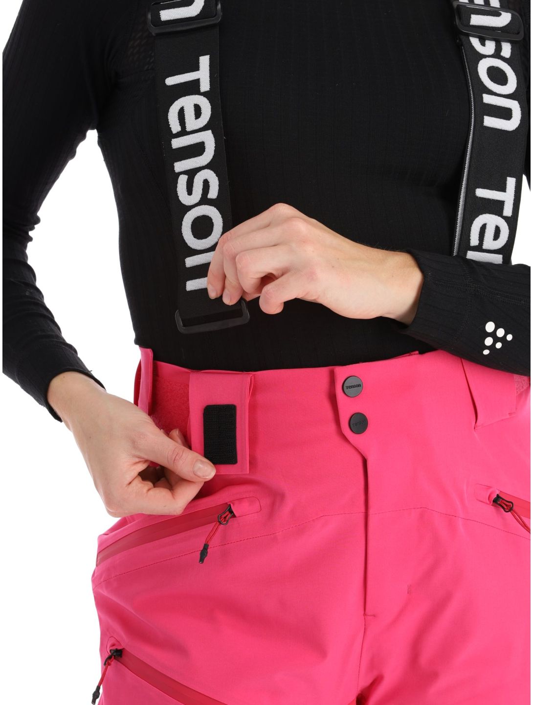 Tenson, Aerismo pantalones de esquí mujeres Cerise rosa 