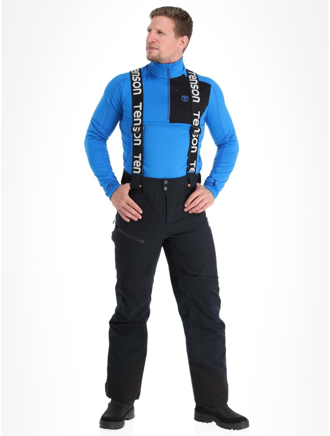 Tenson, Aerismo Ski pantalones de esquí hombres Black negro 