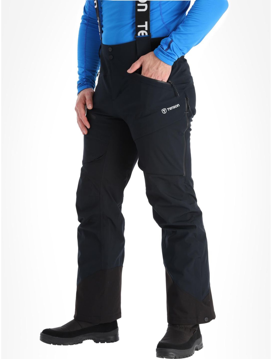 Tenson, Aerismo Ski pantalones de esquí hombres Black negro 