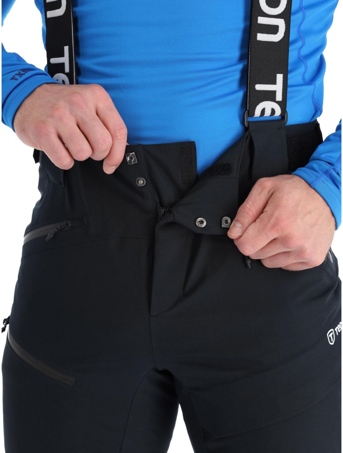 Tenson, Aerismo Ski pantalones de esquí hombres Black negro 