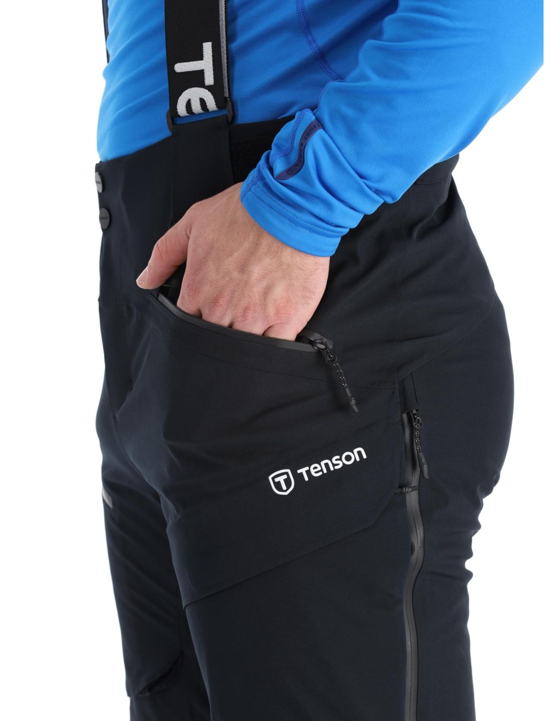 Tenson, Aerismo Ski pantalones de esquí hombres Black negro 