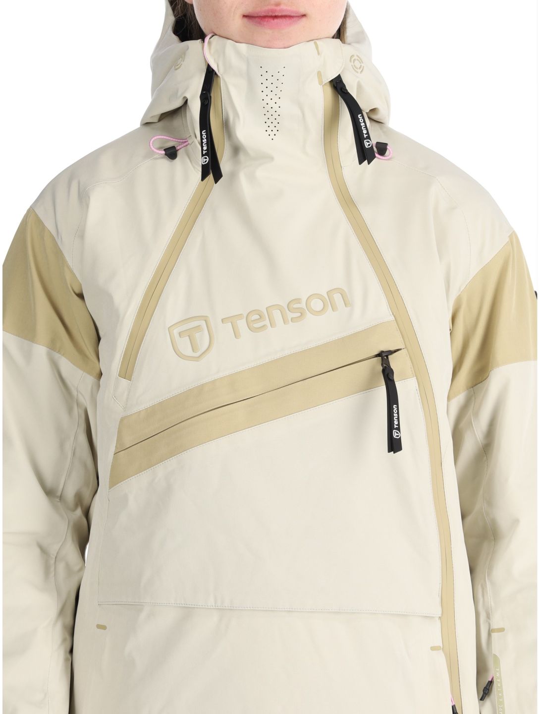 Tenson, Aerismo JackoRak chaqueta de esquí mujeres Light Beige beige 