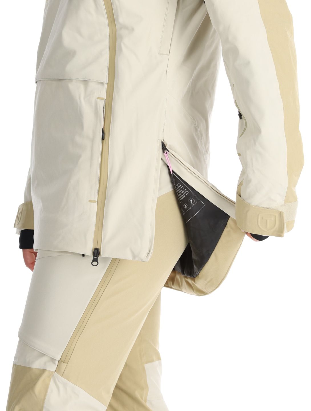 Tenson, Aerismo JackoRak chaqueta de esquí mujeres Light Beige beige 