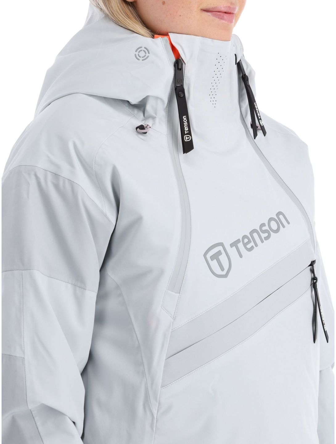 Tenson, Aerismo JackoRak chaqueta de esquí mujeres Light Grey gris 