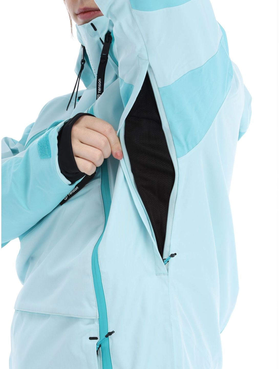 Tenson, Aerismo JackoRak chaqueta de esquí mujeres Light Turqoise Turquoise 