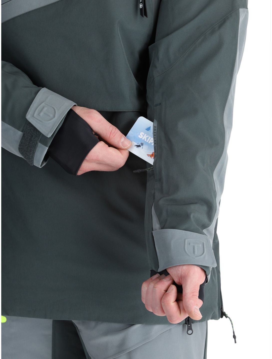 Tenson, Aerismo JackoRak chaqueta de esquí hombres Grey Green gris 