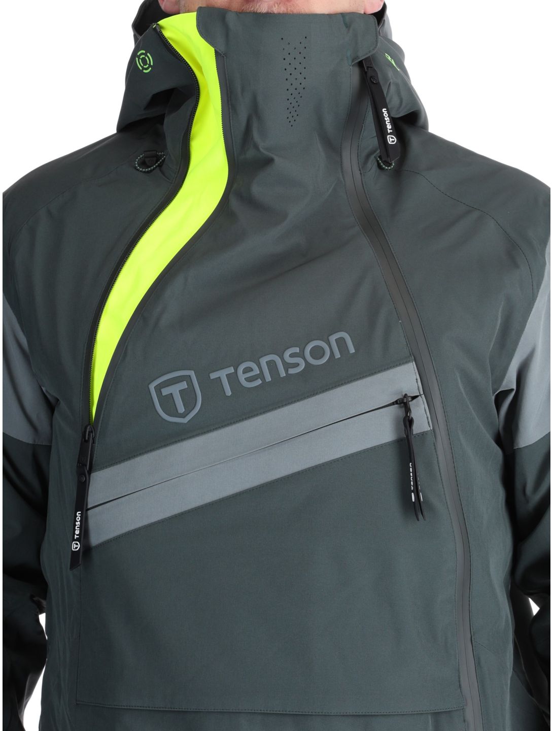 Tenson, Aerismo JackoRak chaqueta de esquí hombres Grey Green gris 