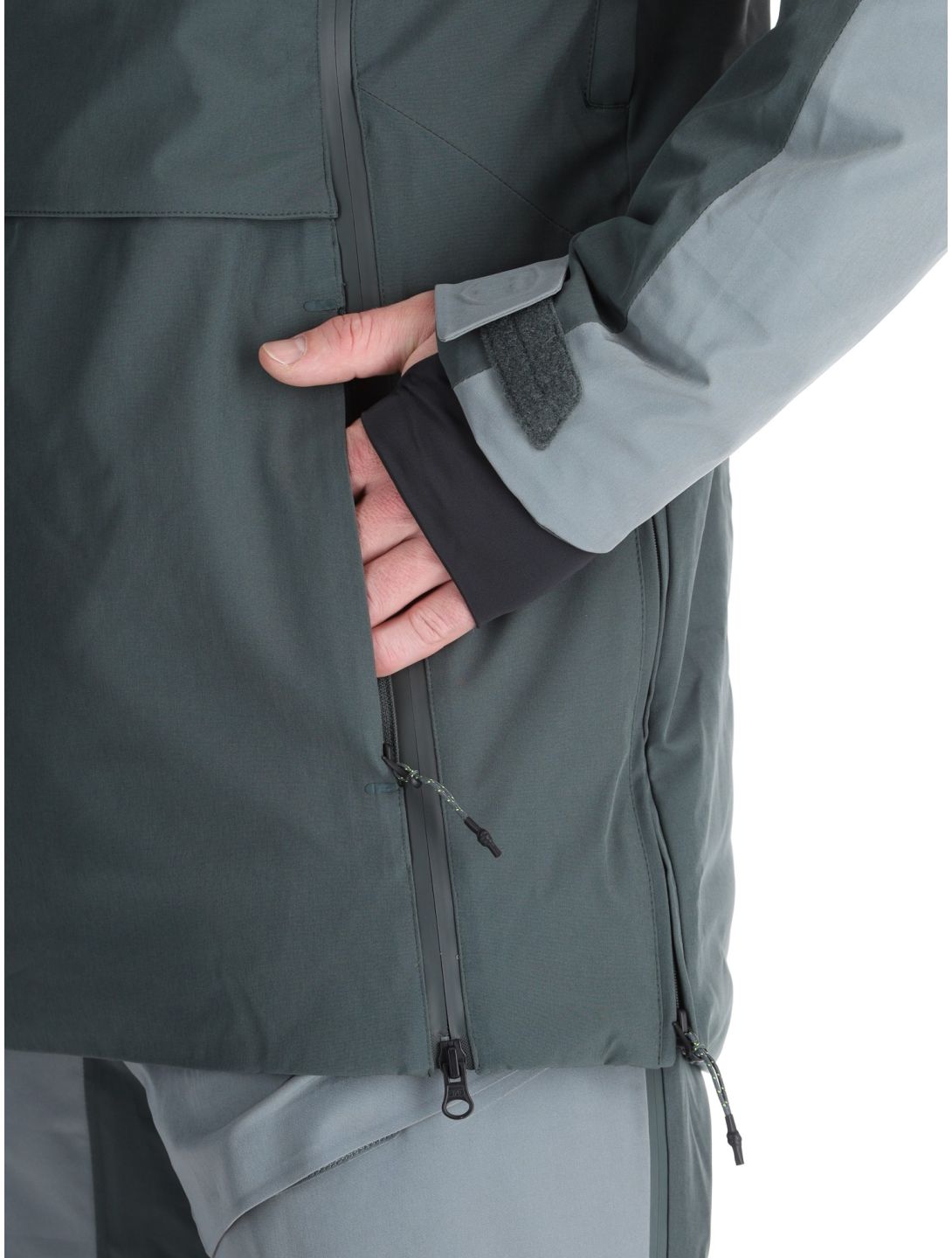 Tenson, Aerismo JackoRak chaqueta de esquí hombres Grey Green gris 