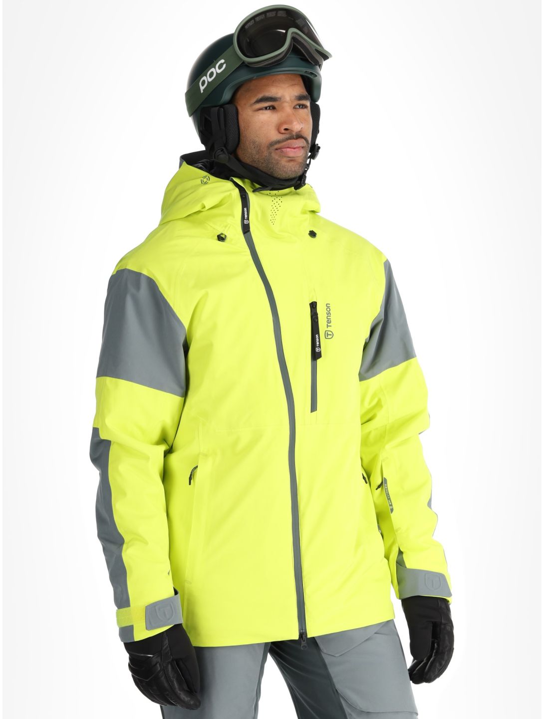 Tenson, Aerismo Ski chaqueta de esquí hombres Acid Lemon amarillo 