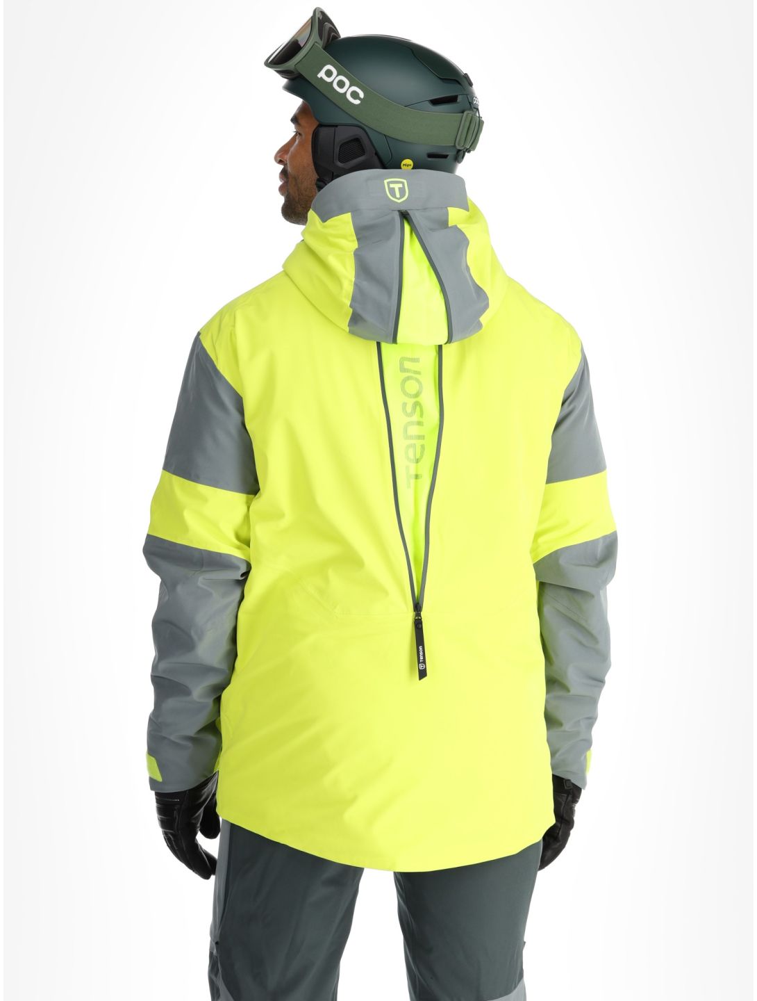 Tenson, Aerismo Ski chaqueta de esquí hombres Acid Lemon amarillo 