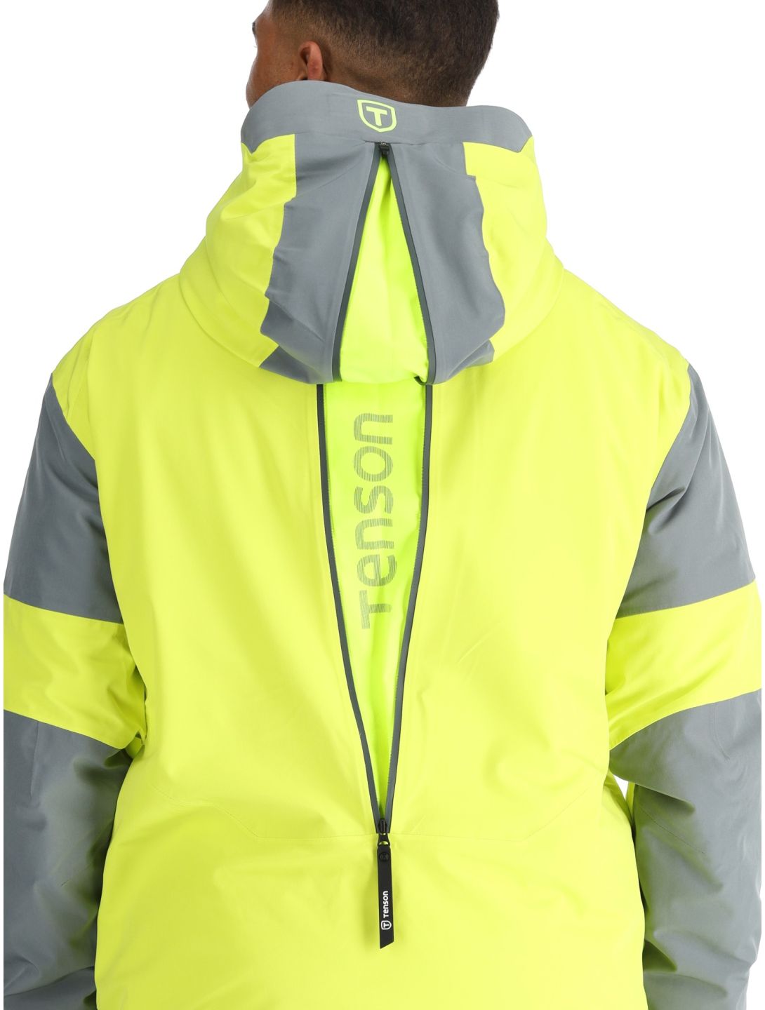 Tenson, Aerismo Ski chaqueta de esquí hombres Acid Lemon amarillo 