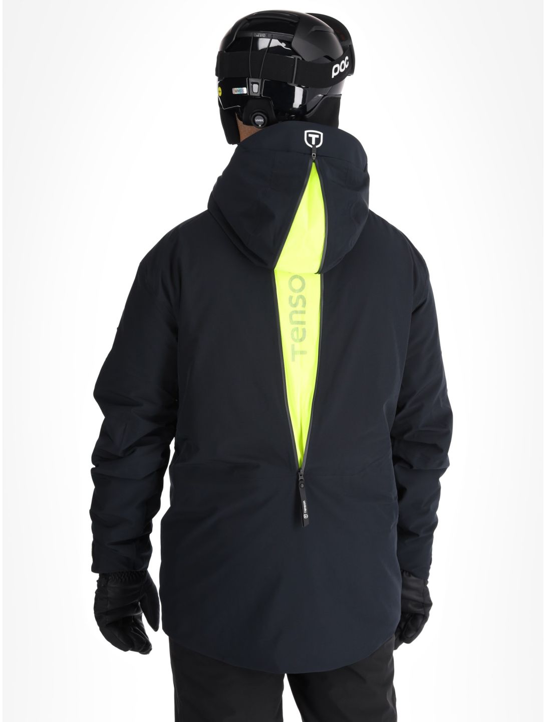 Tenson, Aerismo Ski chaqueta de esquí hombres Black negro 