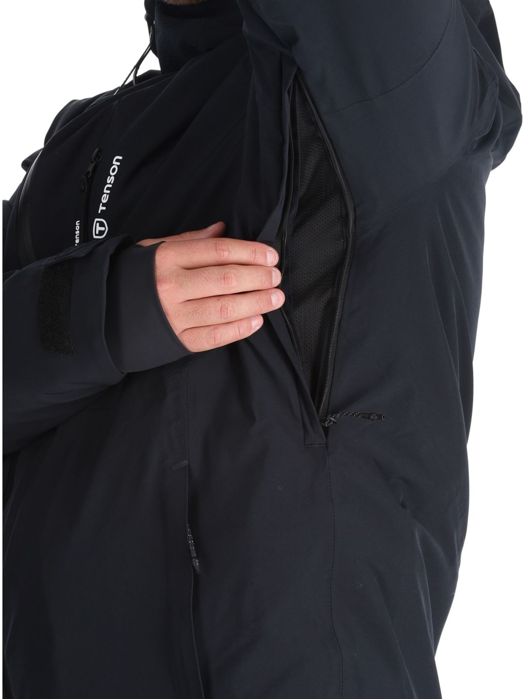 Tenson, Aerismo Ski chaqueta de esquí hombres Black negro 