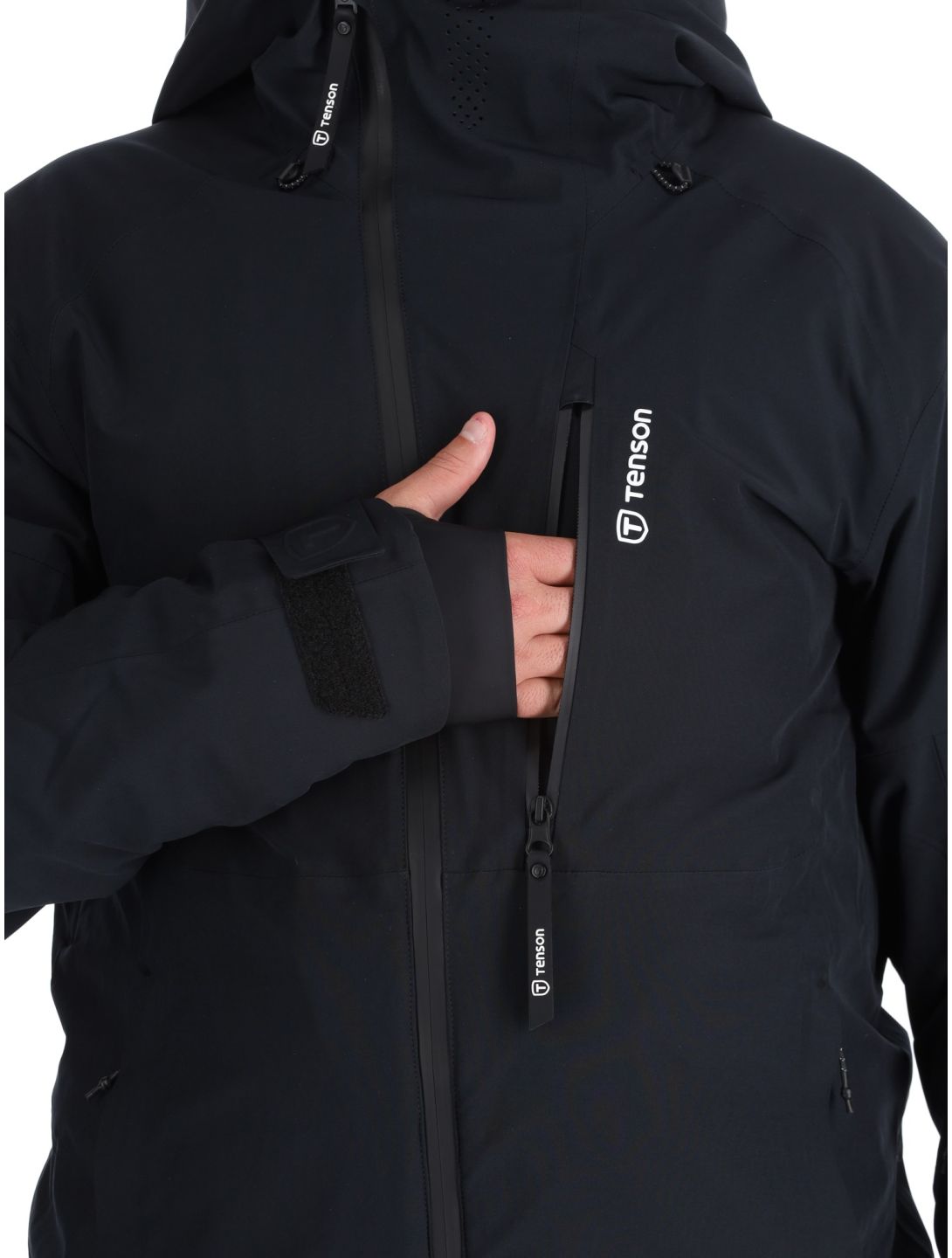 Tenson, Aerismo Ski chaqueta de esquí hombres Black negro 