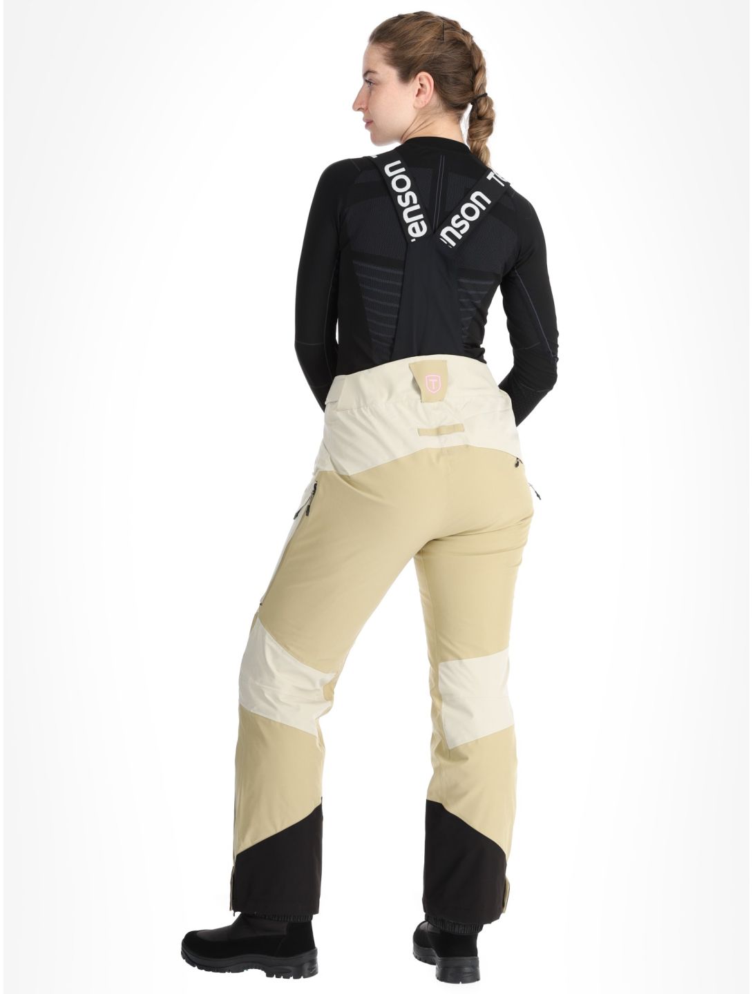 Tenson, Aerismo Ski pantalones de esquí mujeres Light Beige beige 