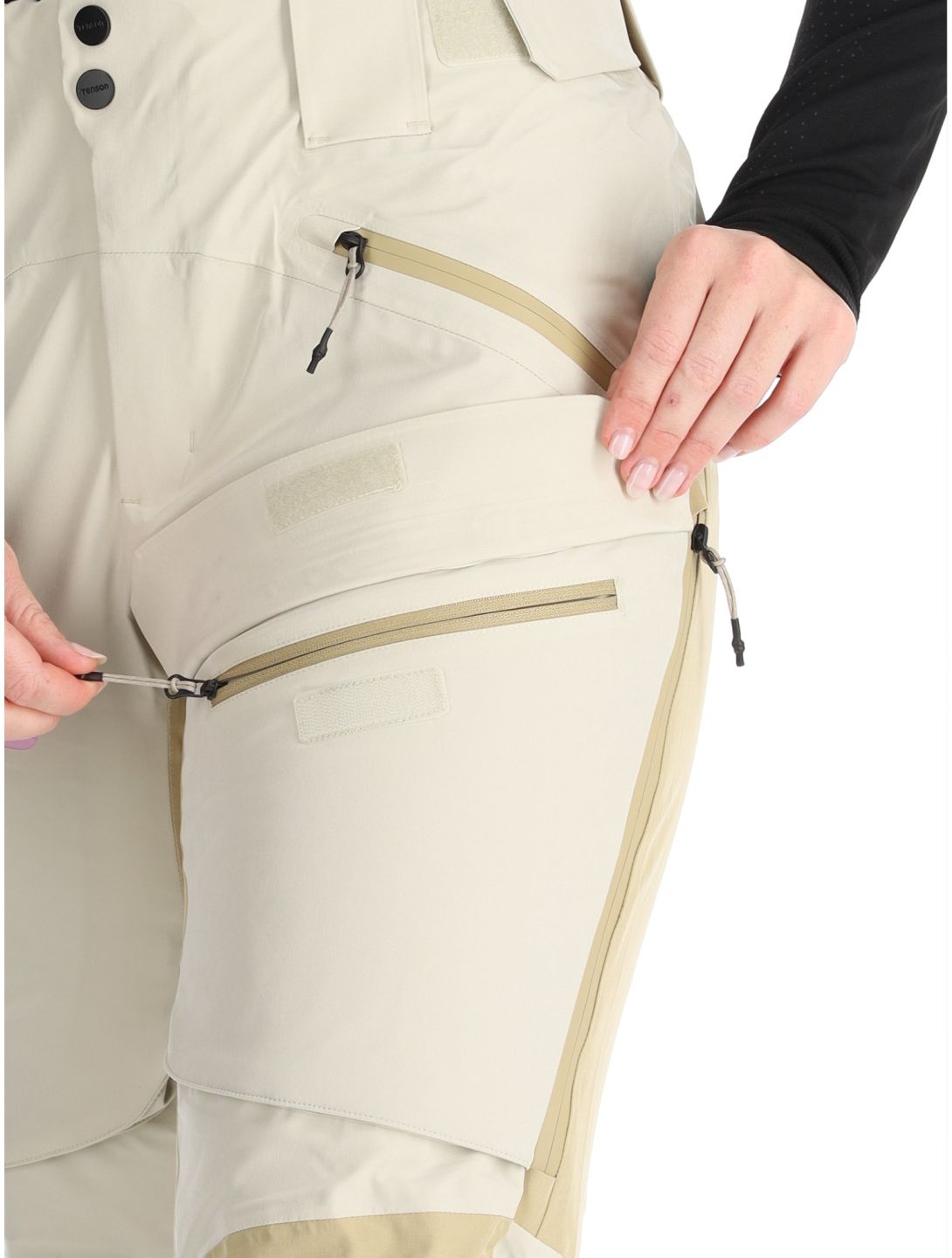 Tenson, Aerismo Ski pantalones de esquí mujeres Light Beige beige 