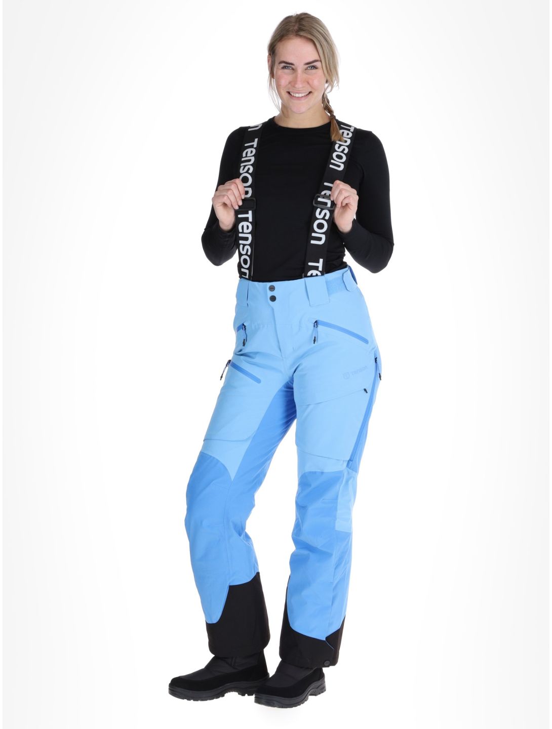 Tenson, Aerismo Ski pantalones de esquí mujeres Light Blue azul 