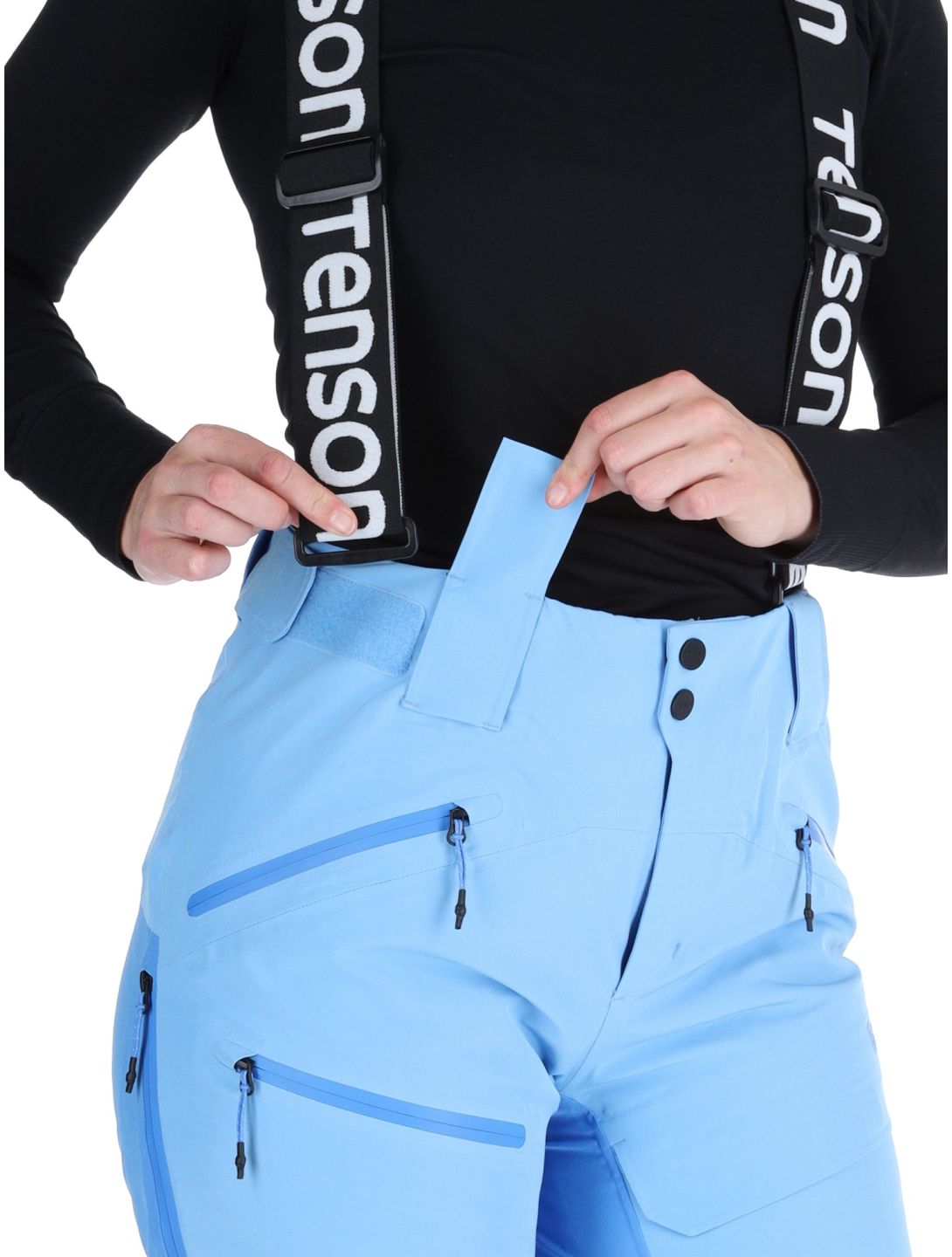 Tenson, Aerismo Ski pantalones de esquí mujeres Light Blue azul 