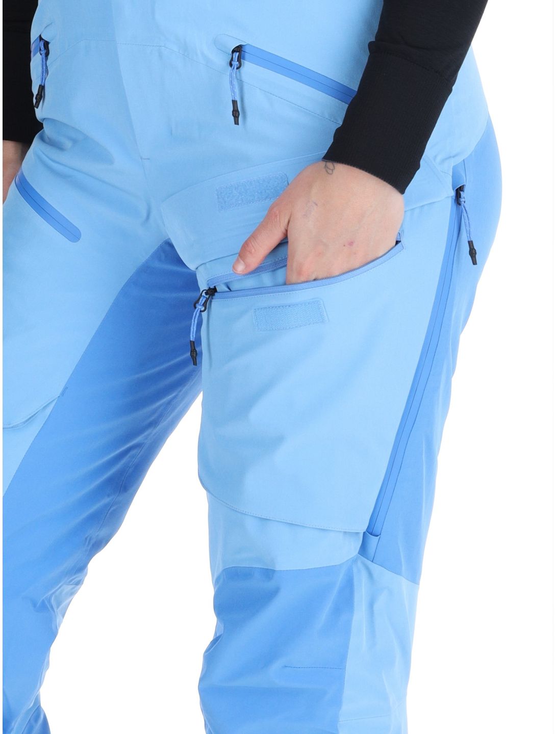 Tenson, Aerismo Ski pantalones de esquí mujeres Light Blue azul 