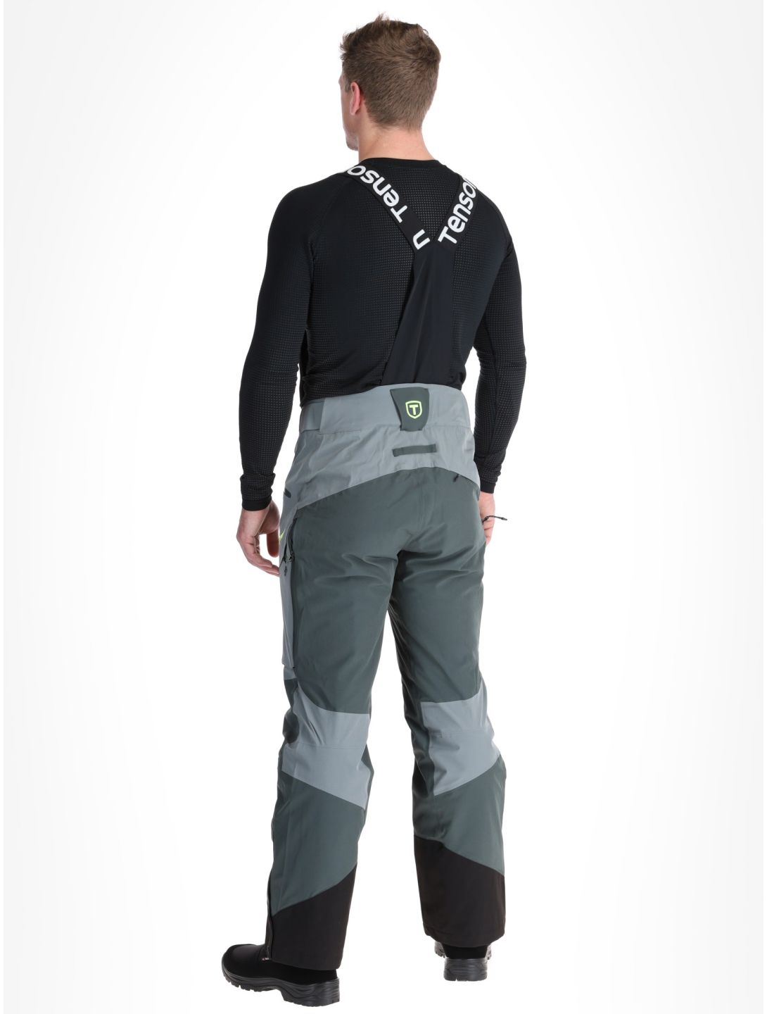 Tenson, Aerismo Ski pantalones de esquí hombres Grey Green gris 