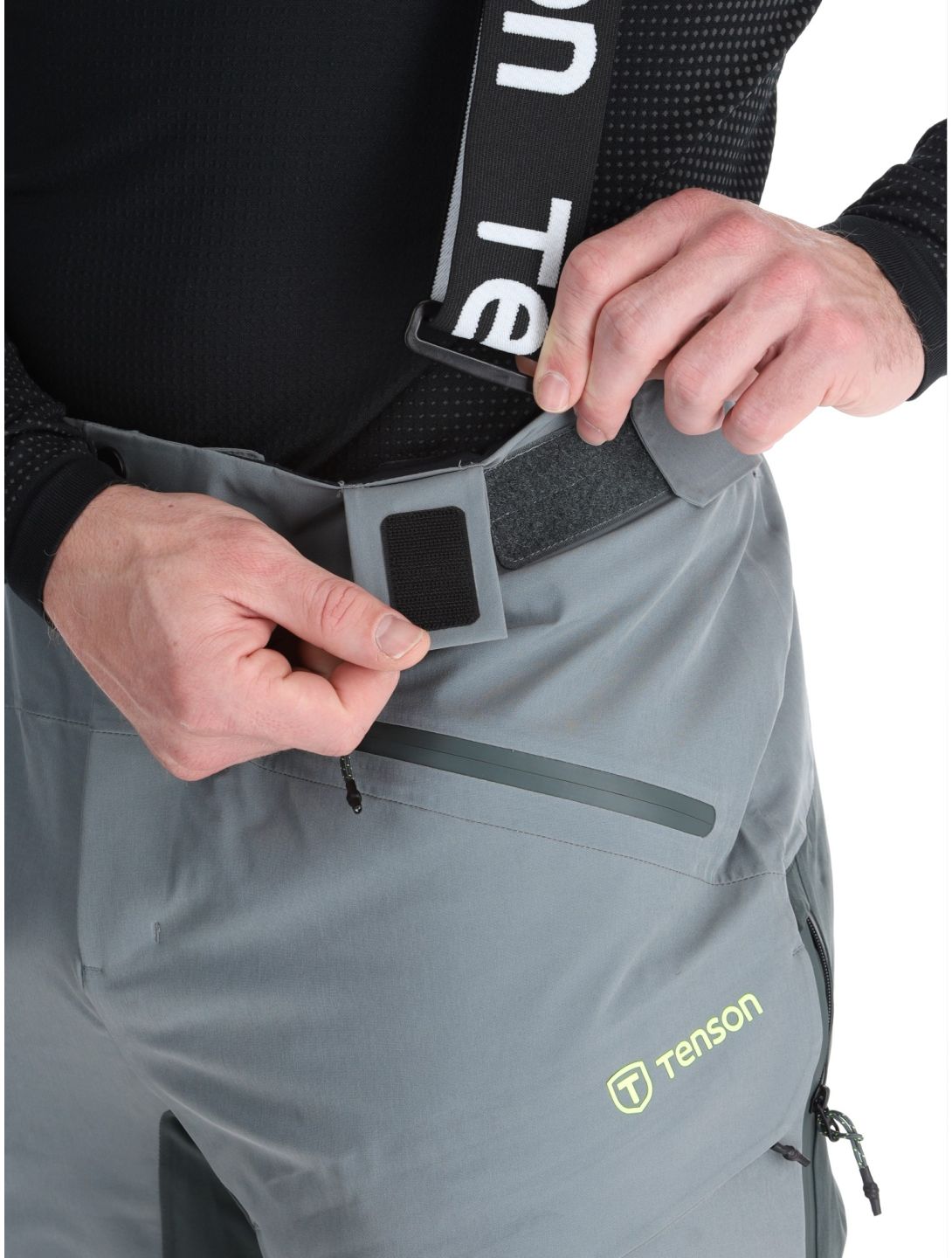 Tenson, Aerismo Ski pantalones de esquí hombres Grey Green gris 