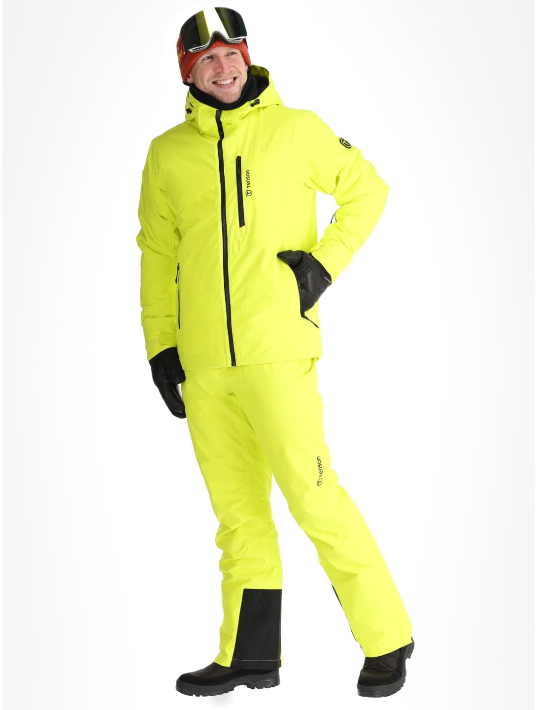 Tenson, Brendon Ski chaqueta de esquí hombres Light Yellow amarillo 