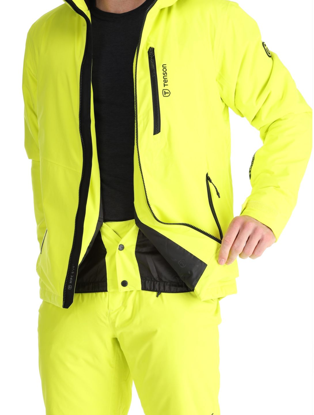 Tenson, Brendon Ski chaqueta de esquí hombres Light Yellow amarillo 