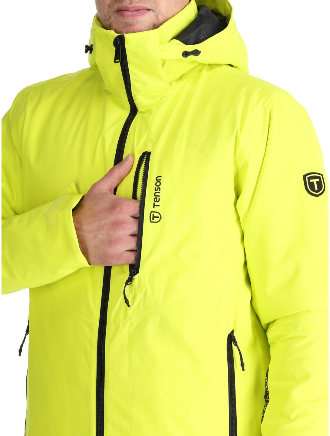 Tenson, Brendon Ski chaqueta de esquí hombres Light Yellow amarillo 