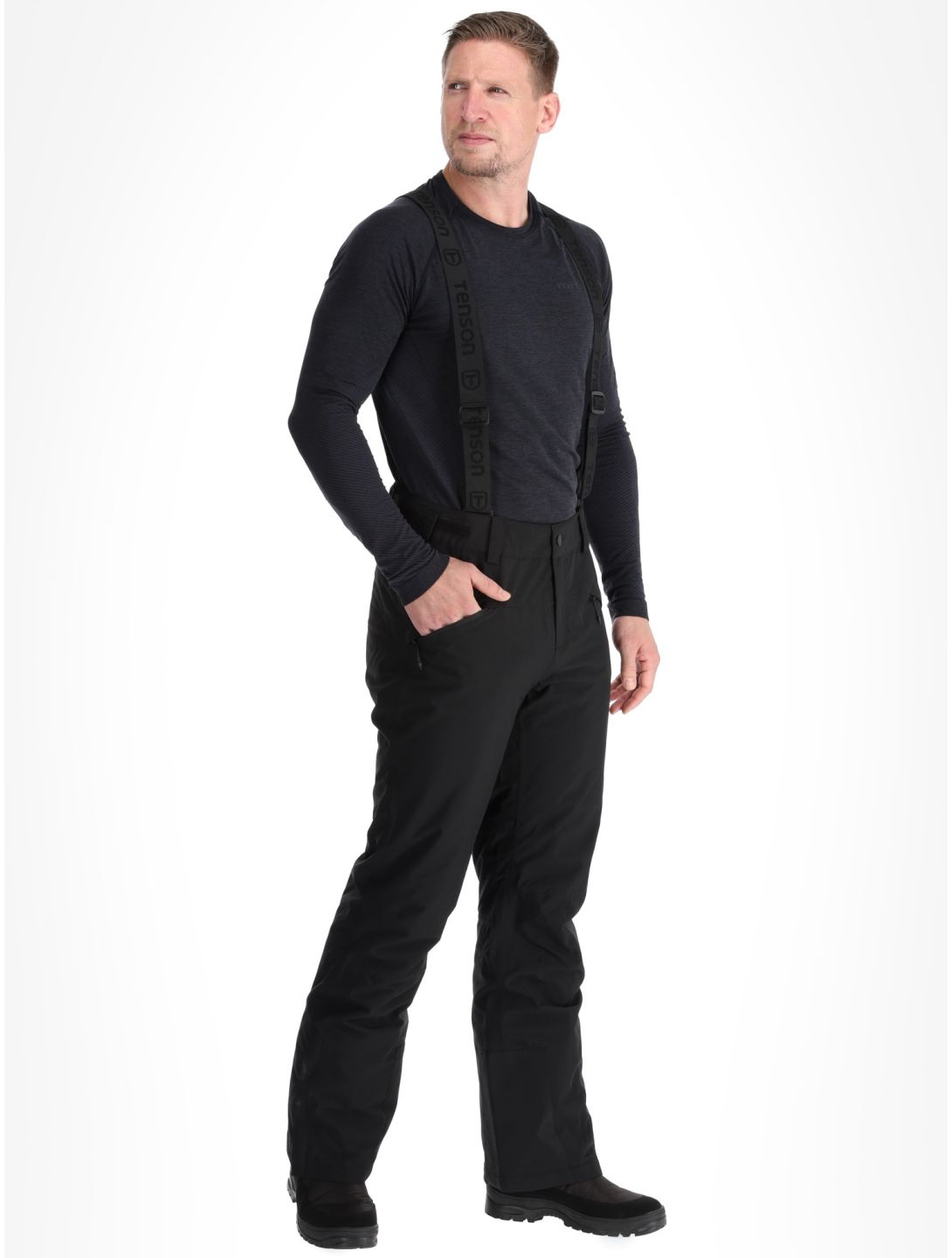 Tenson, Brendon Ski pantalones de esquí hombres Black negro 