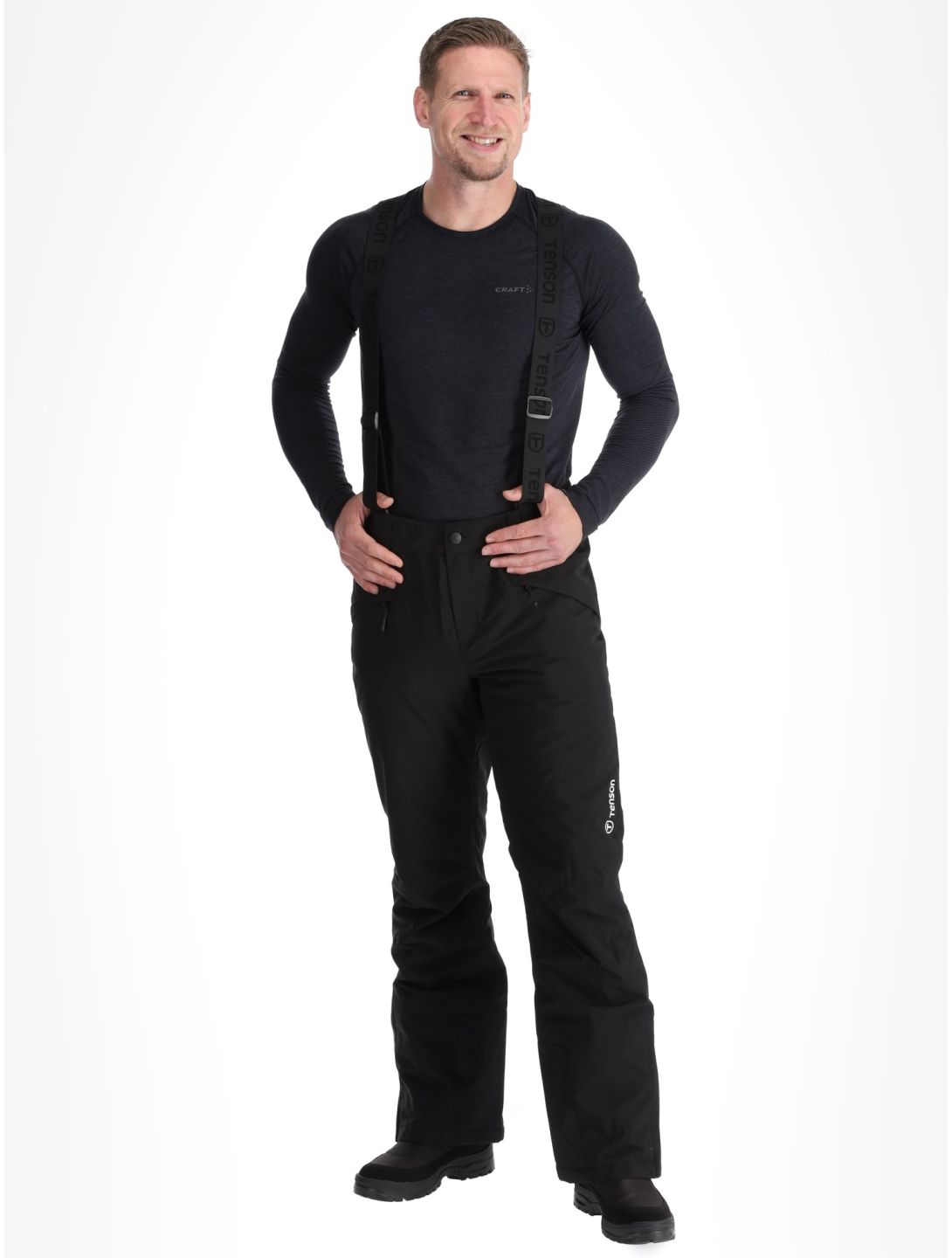 Tenson, Brendon Ski pantalones de esquí hombres Black negro 