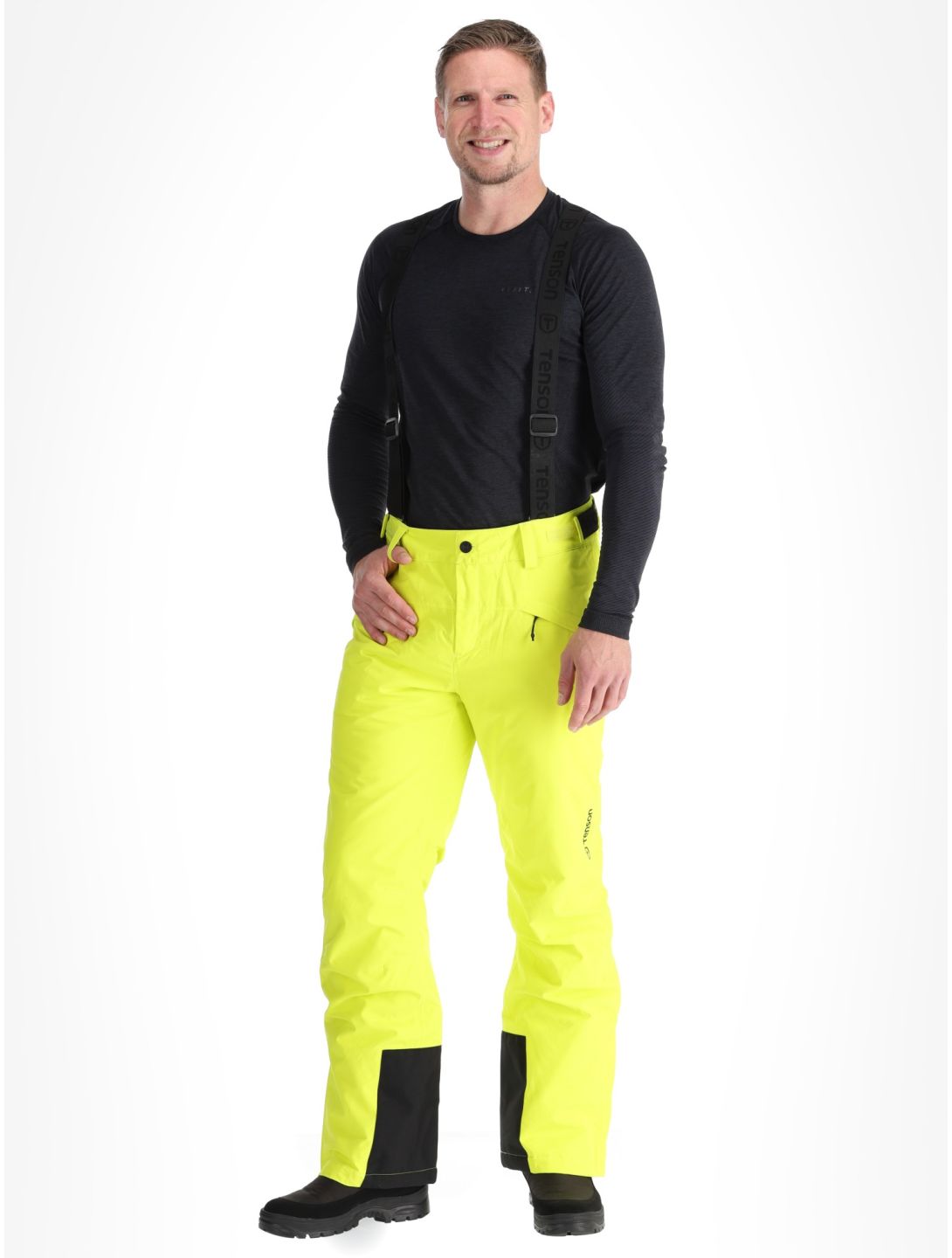 Tenson, Brendon Ski pantalones de esquí hombres Light Yellow amarillo 