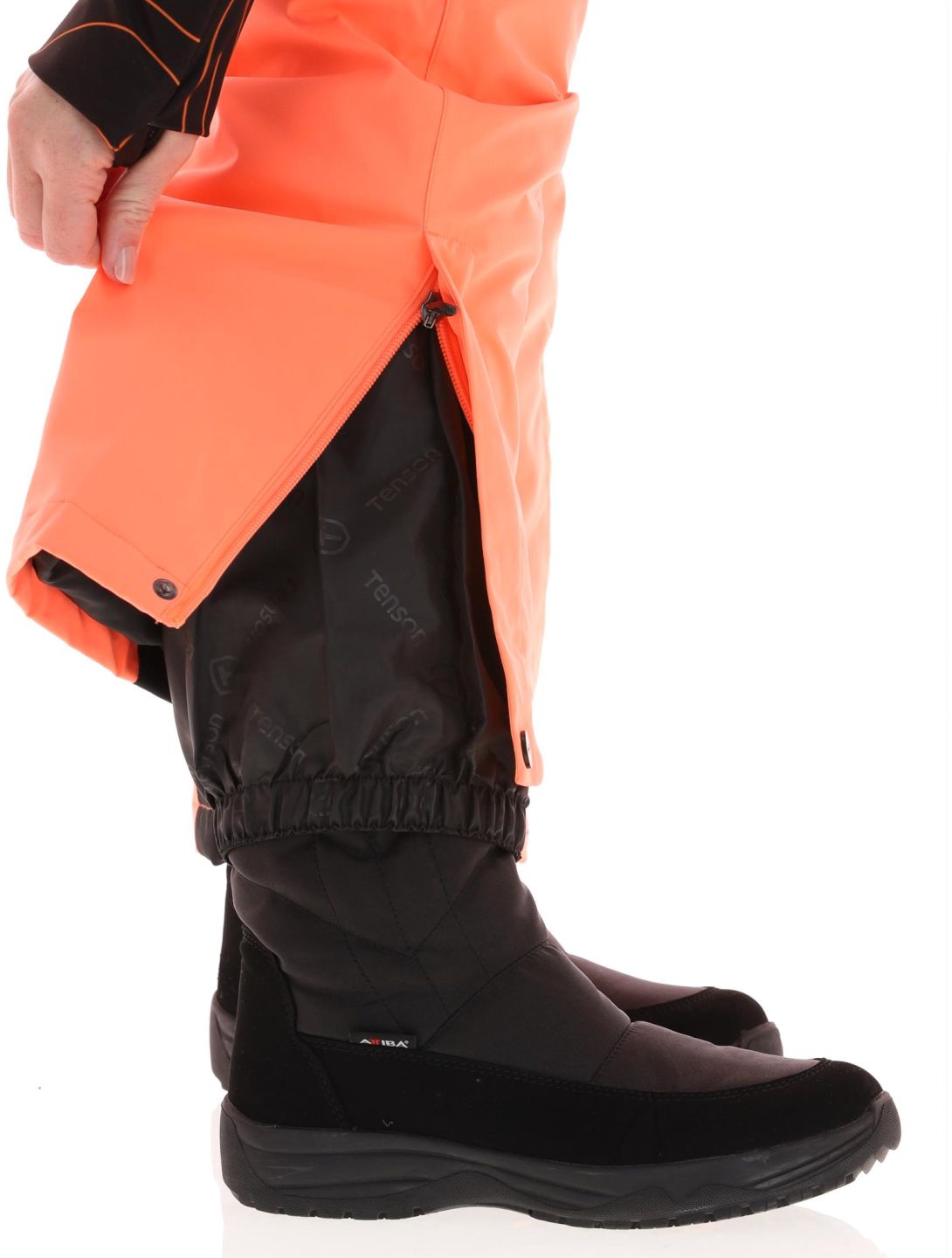 Tenson, Core Ski pantalones de esquí mujeres Coral Neon naranja 