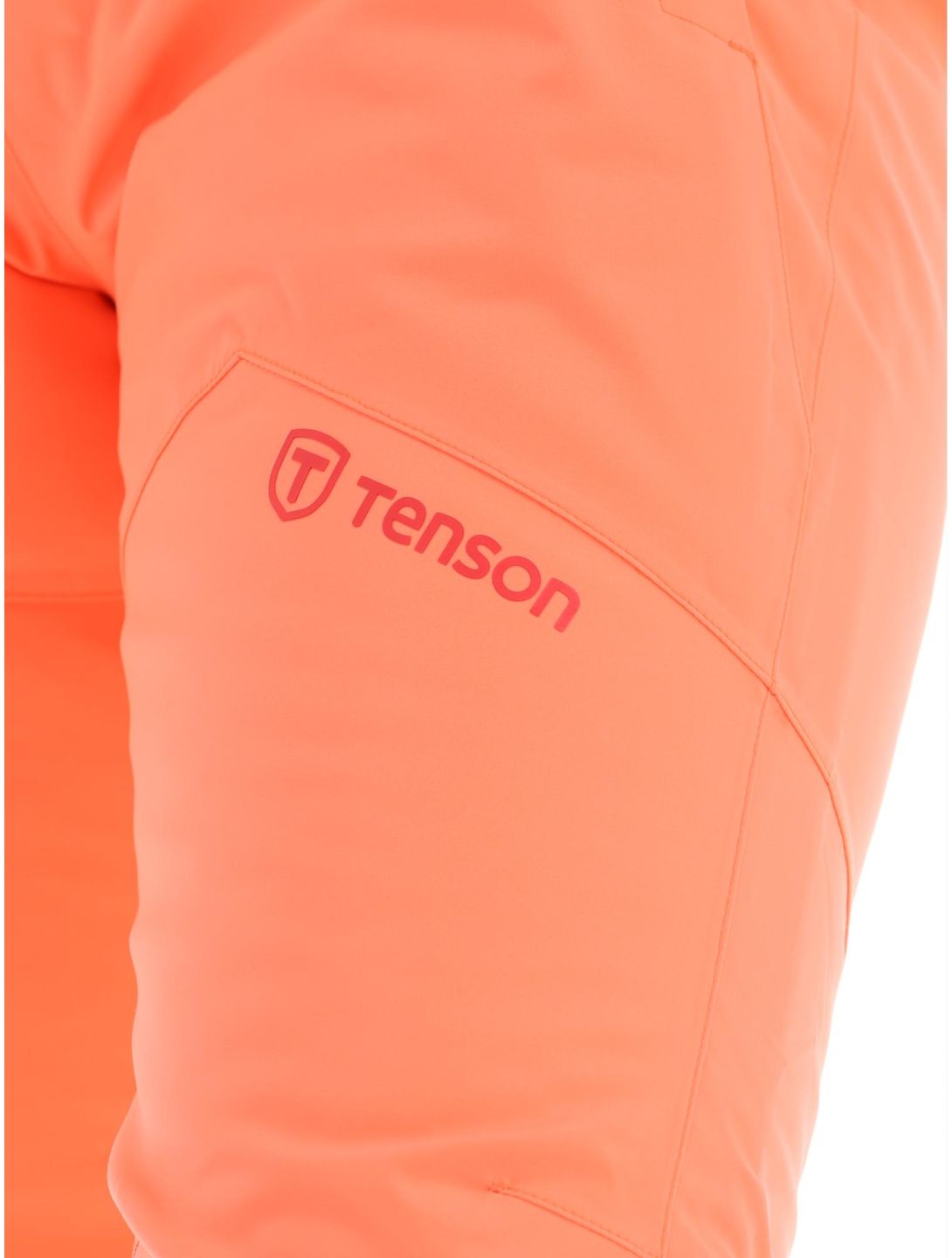 Tenson, Core Ski pantalones de esquí mujeres Coral Neon naranja 