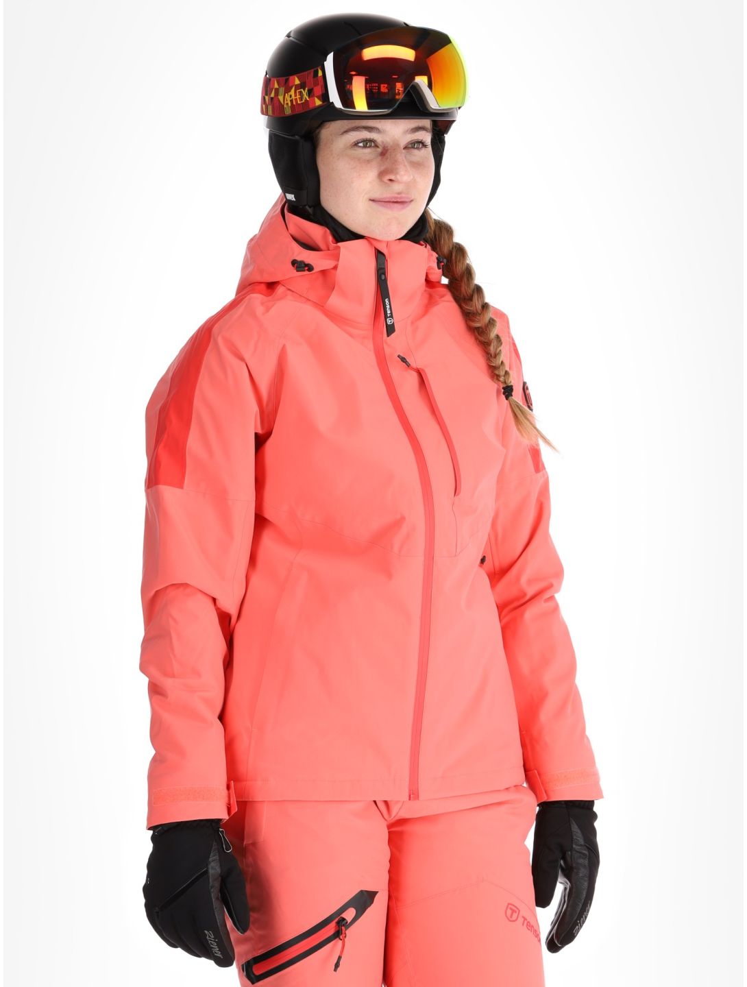 Tenson, Core Ski chaqueta de esquí mujeres Coral rosa 