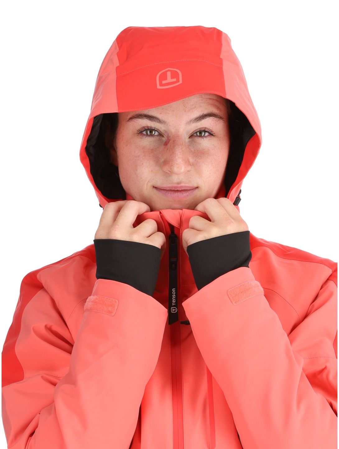 Tenson, Core Ski chaqueta de esquí mujeres Coral rosa 