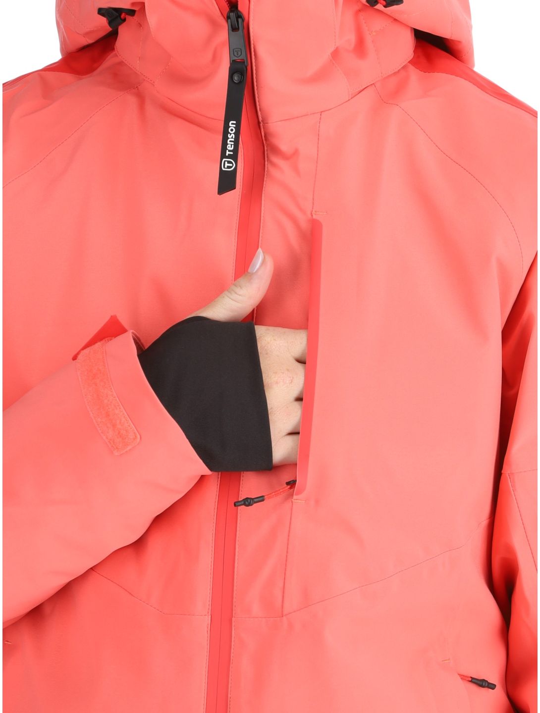 Tenson, Core Ski chaqueta de esquí mujeres Coral rosa 