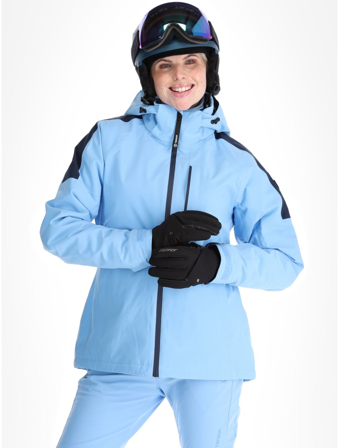 Tenson, Core Ski chaqueta de esquí mujeres Light Blue azul 