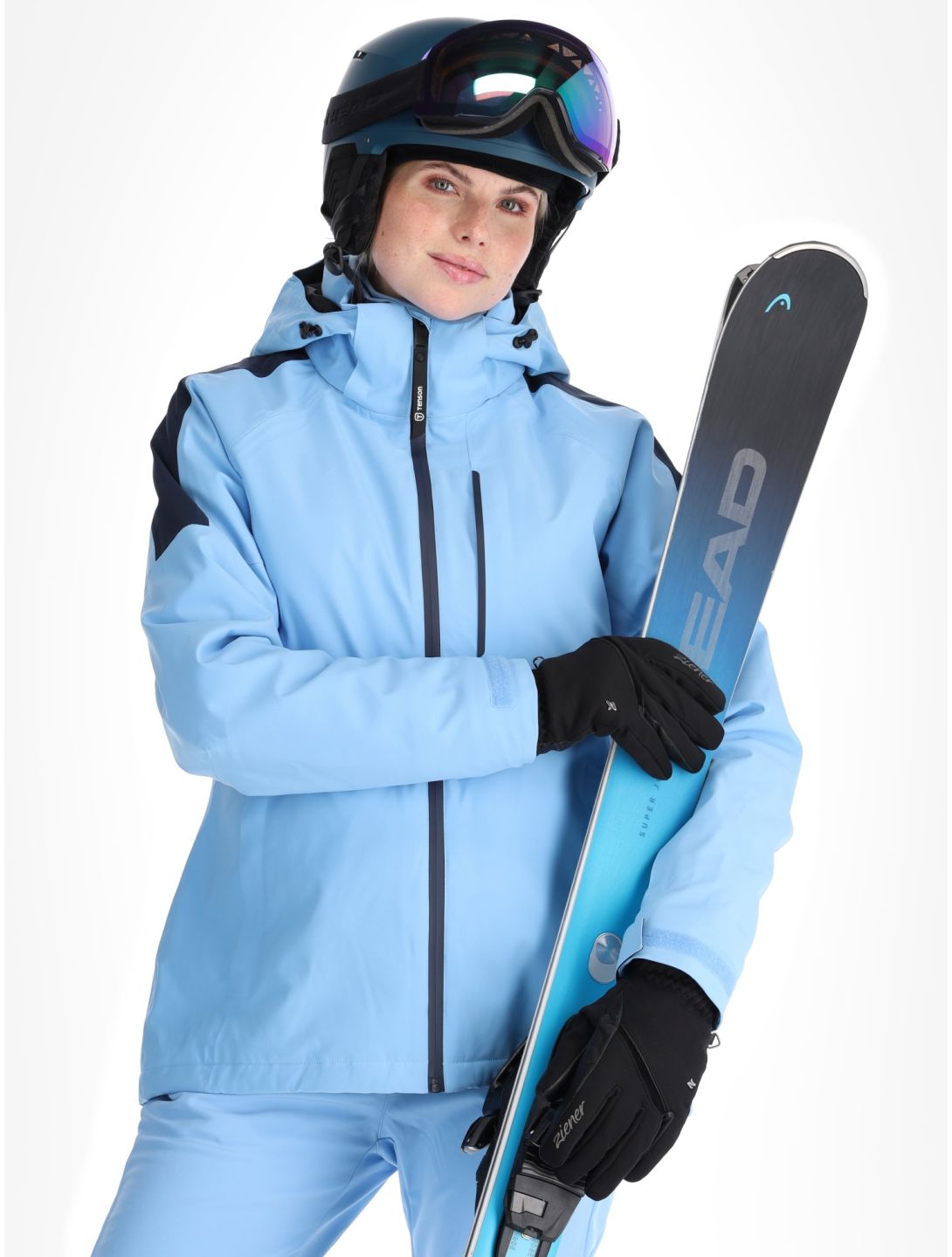 Tenson, Core Ski chaqueta de esquí mujeres Light Blue azul 