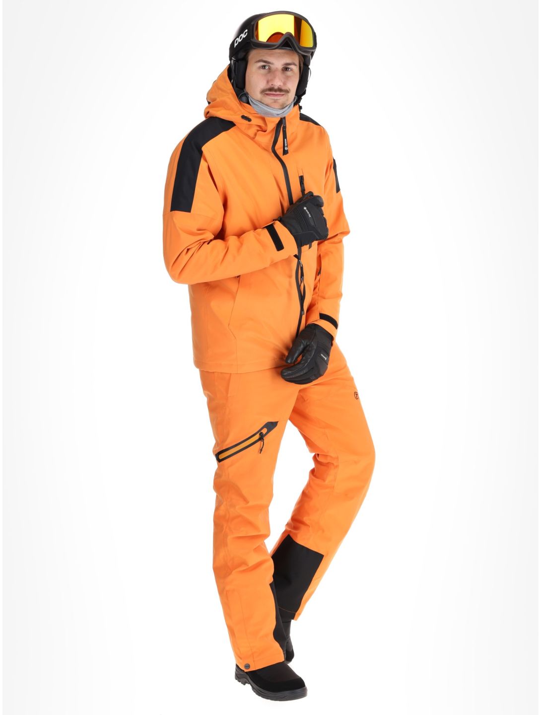 Tenson, Core Ski chaqueta de esquí hombres Dark Orange naranja 