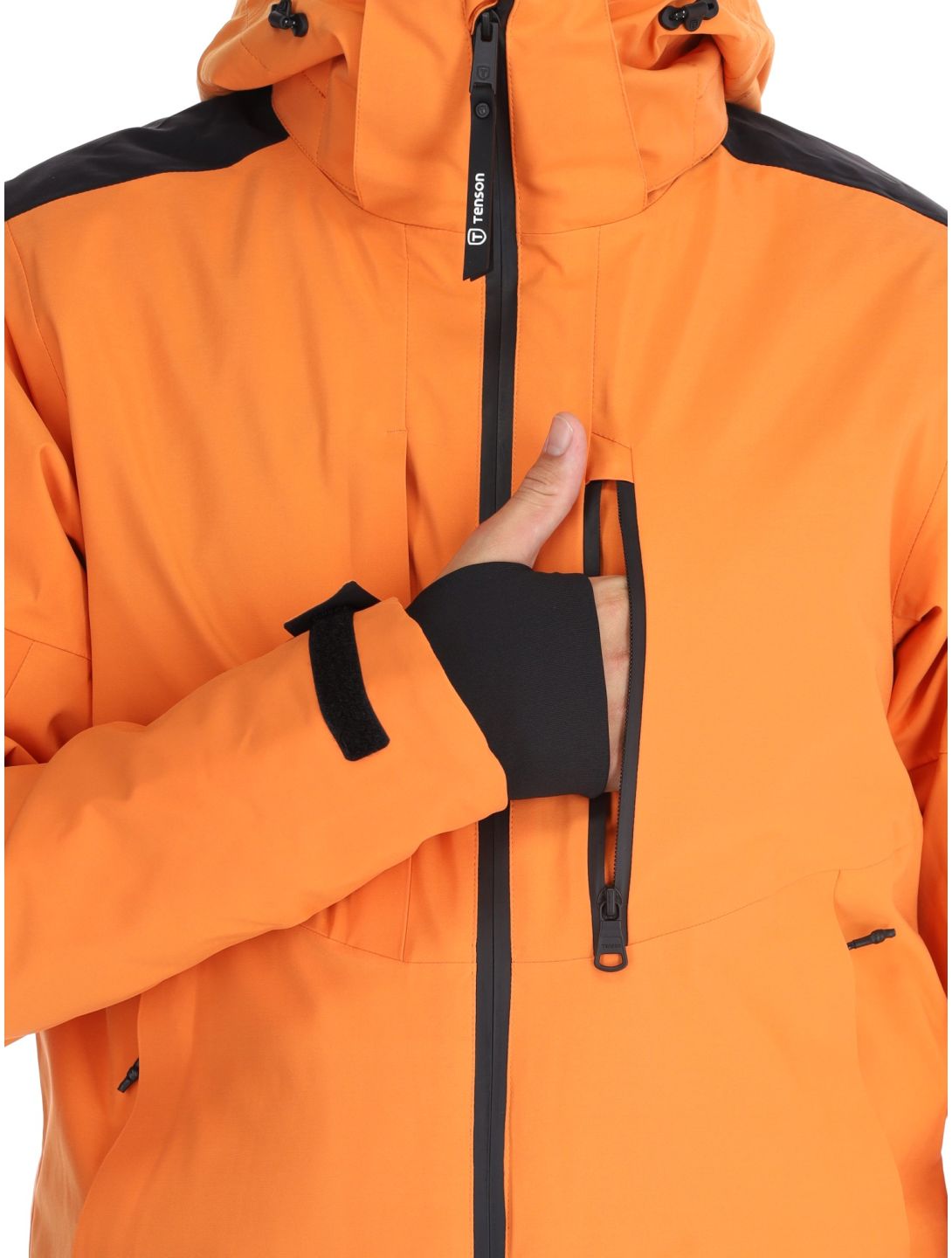 Tenson, Core Ski chaqueta de esquí hombres Dark Orange naranja 