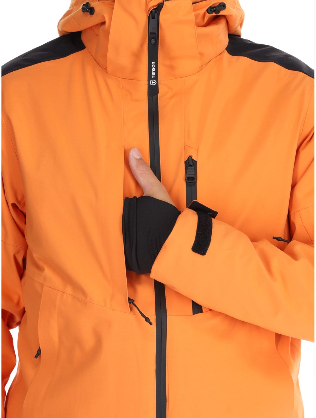 Tenson, Core Ski chaqueta de esquí hombres Dark Orange naranja 