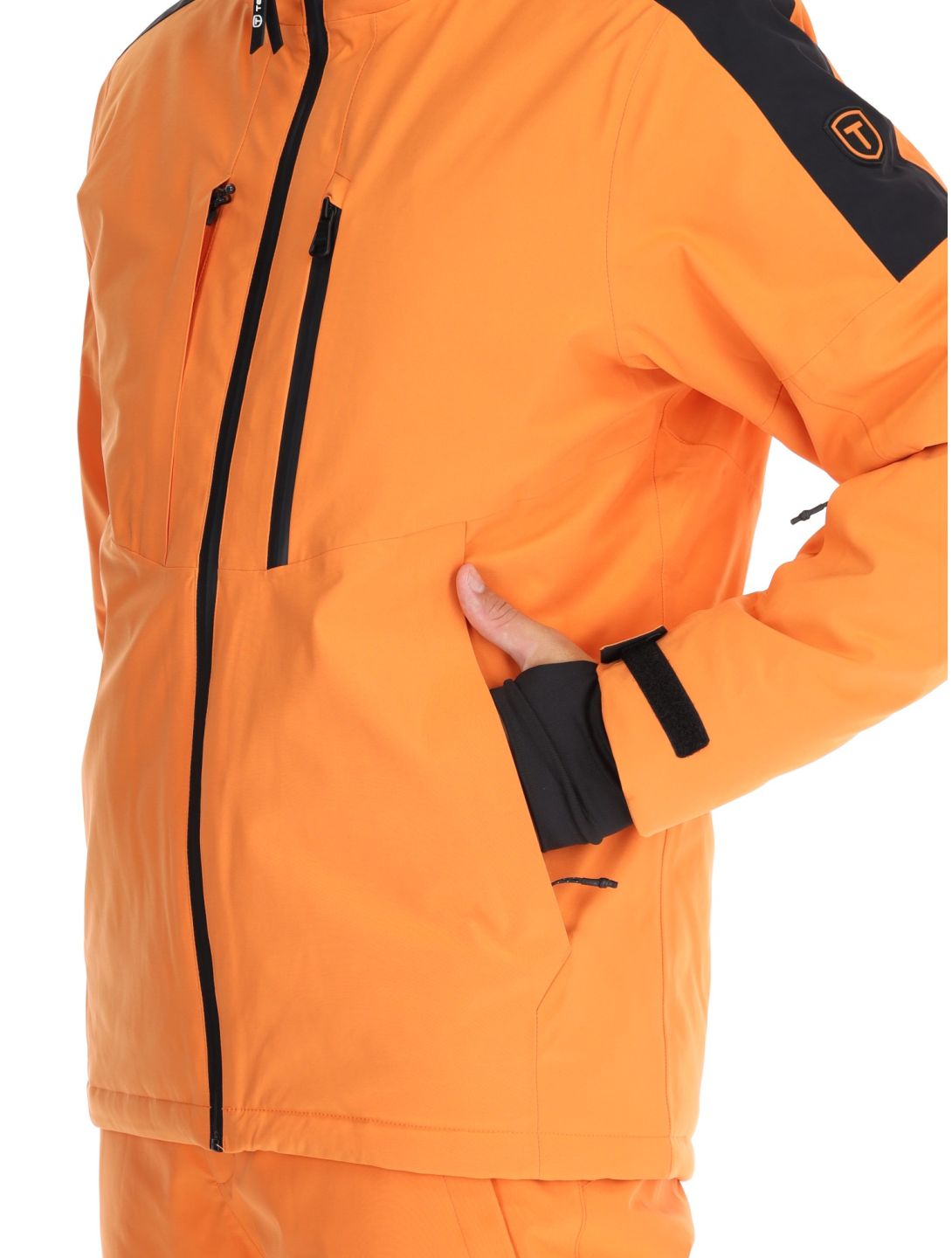 Tenson, Core Ski chaqueta de esquí hombres Dark Orange naranja 