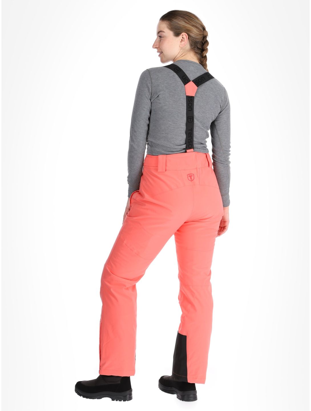 Tenson, Core Ski pantalones de esquí mujeres Coral rosa 