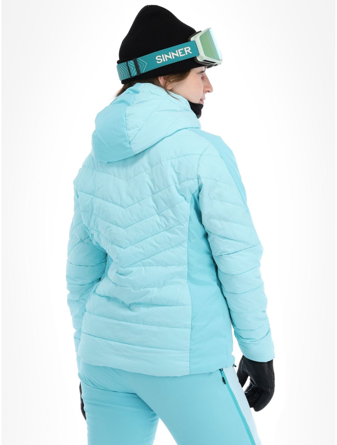 Tenson, Grace chaqueta de esquí mujeres Light Turqoise Turquoise 