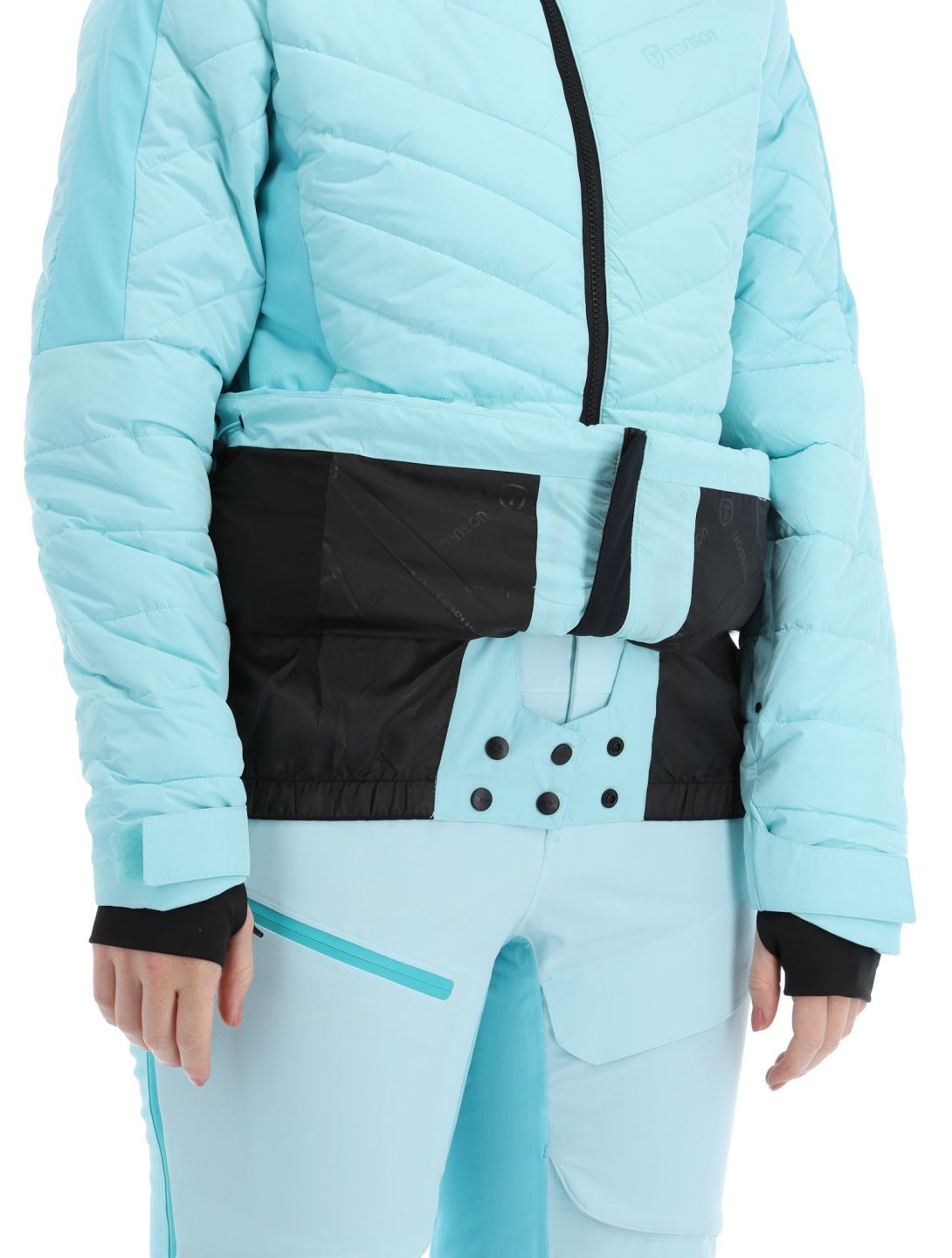 Tenson, Grace chaqueta de esquí mujeres Light Turqoise Turquoise 