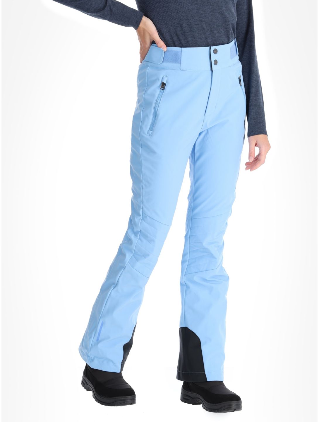 Tenson, Grace pantalones de esquí softshell mujeres Light Blue azul 