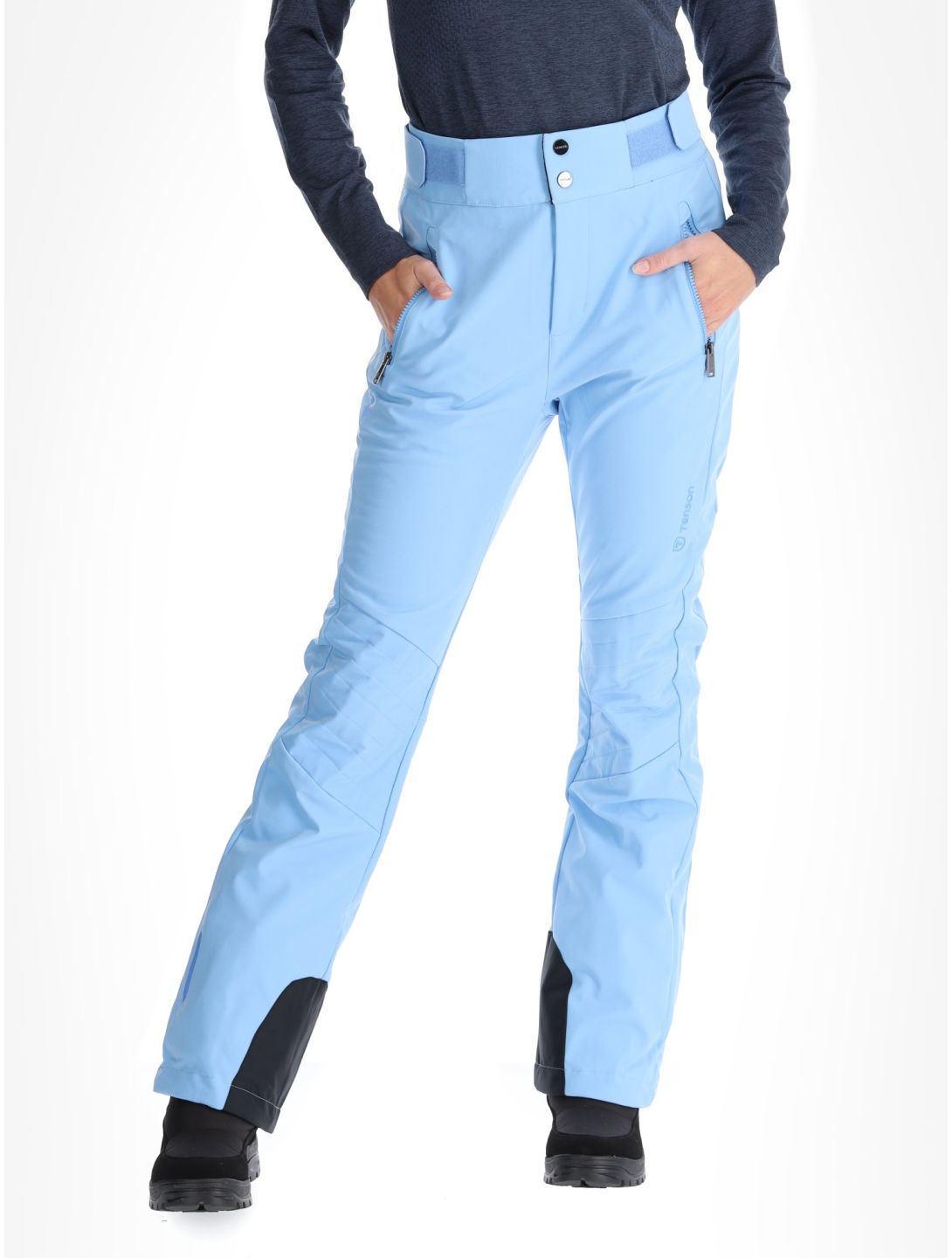 Tenson, Grace pantalones de esquí softshell mujeres Light Blue azul 