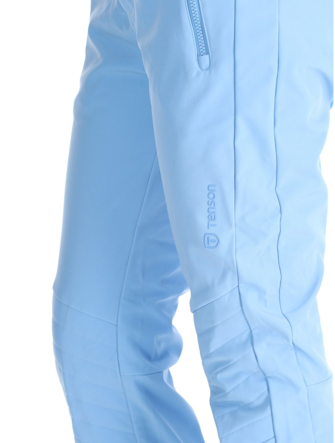 Tenson, Grace pantalones de esquí softshell mujeres Light Blue azul 