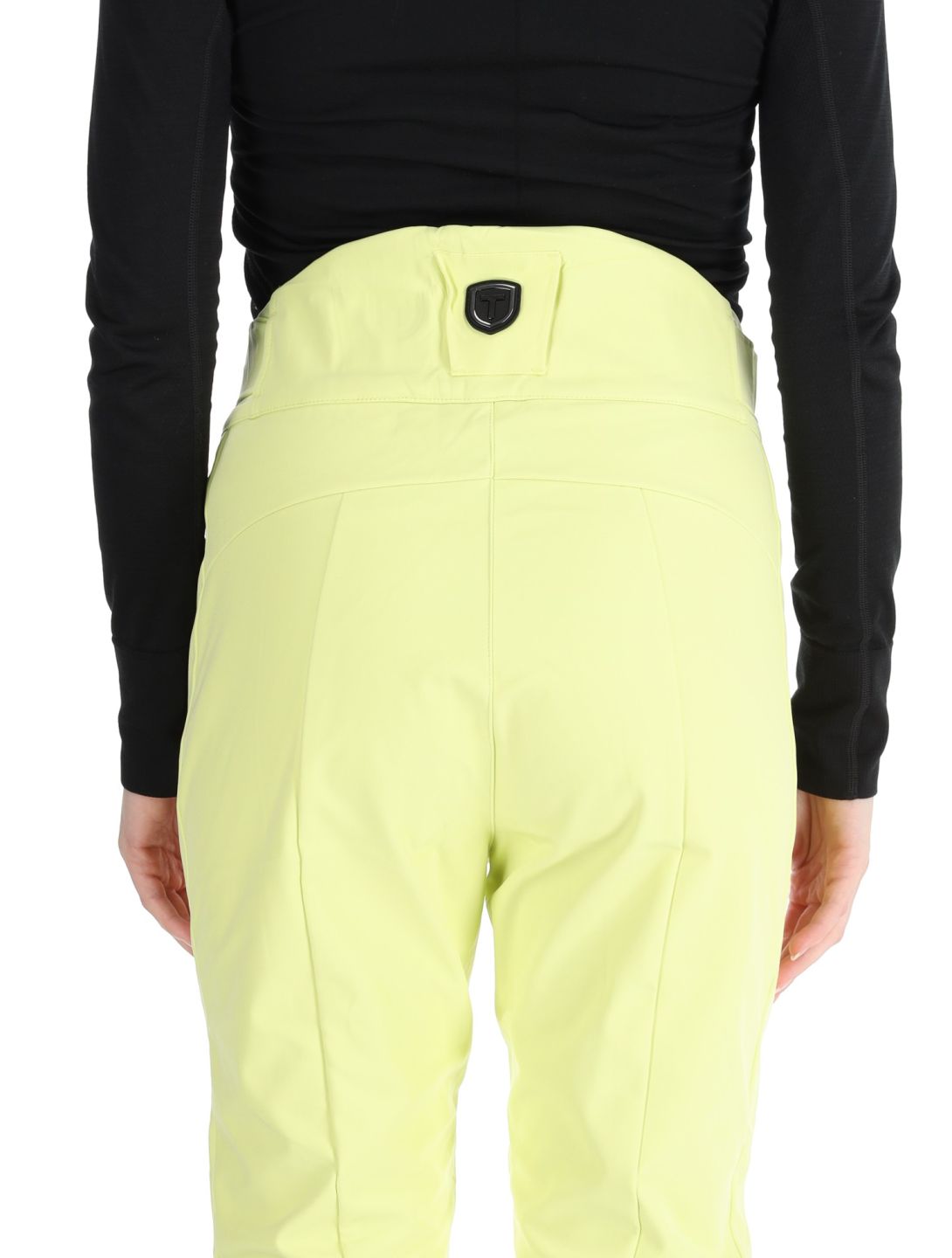 Tenson, Grace pantalones de esquí softshell mujeres Light Yellow amarillo 