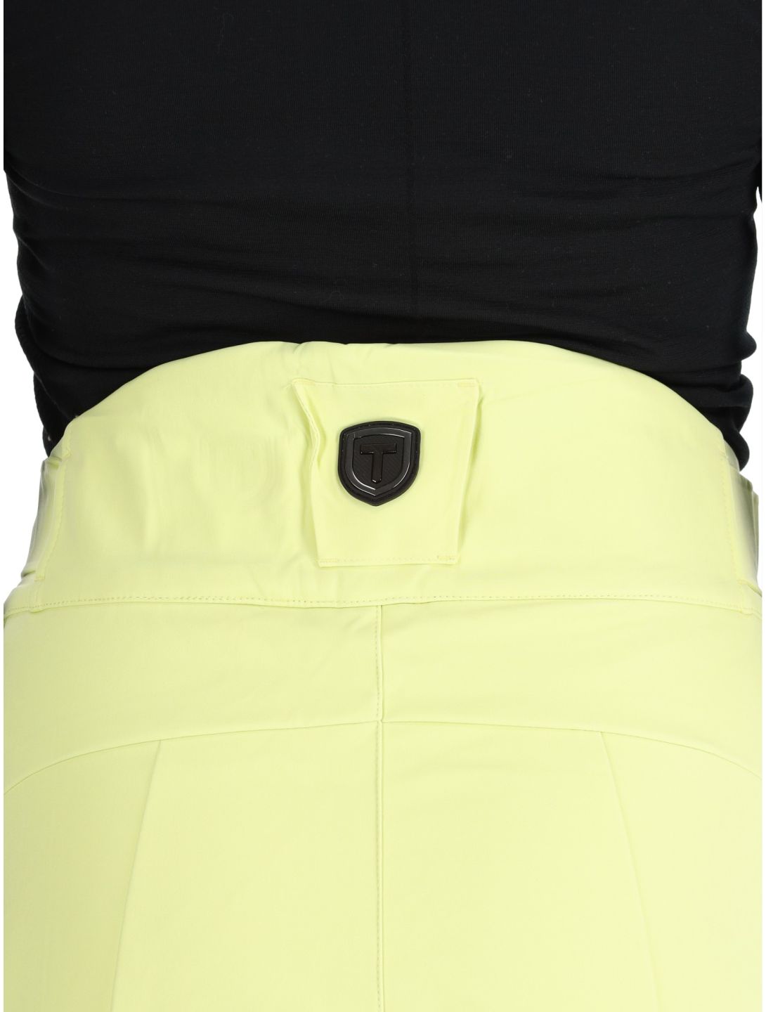 Tenson, Grace pantalones de esquí softshell mujeres Light Yellow amarillo 